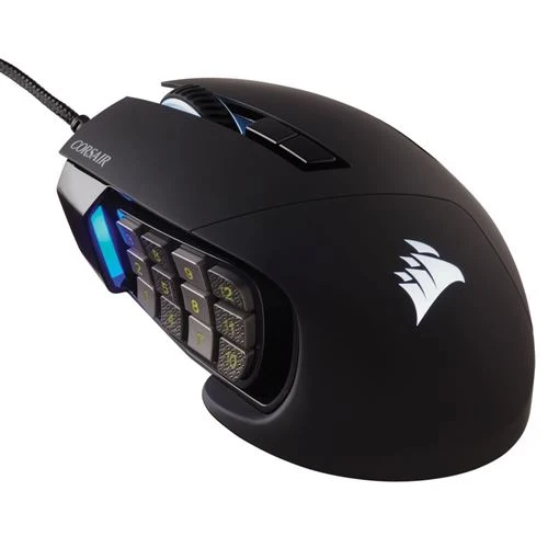 Mouse Corsair SCIMITAR RGB ELITE Gaming Negro