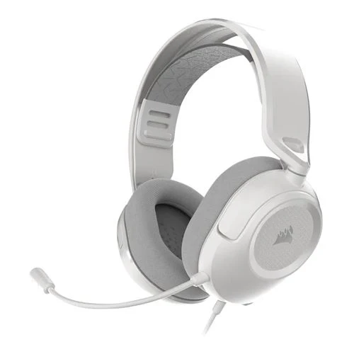 Audífonos Corsair HS35 v3 Cableado Gaming Blanco