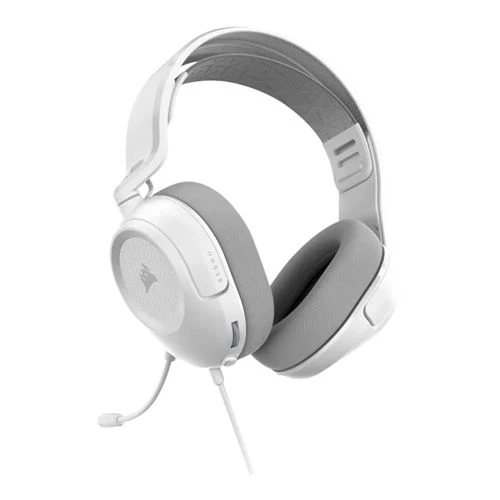 Audífonos Corsair HS35 v3 Cableado Gaming Blanco