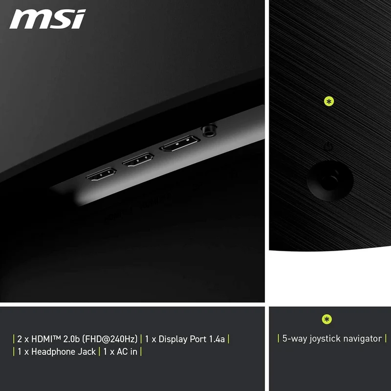 MSI MAG 32C6X 32" 250Hz Curved