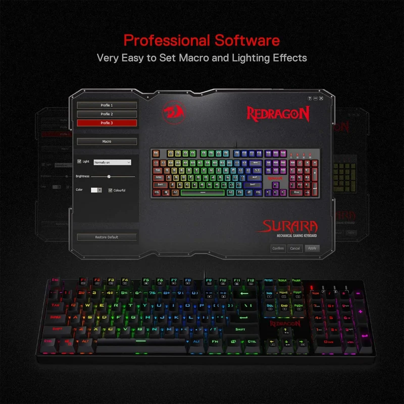 Redragon K582 SURARA RGB (Red Switches)