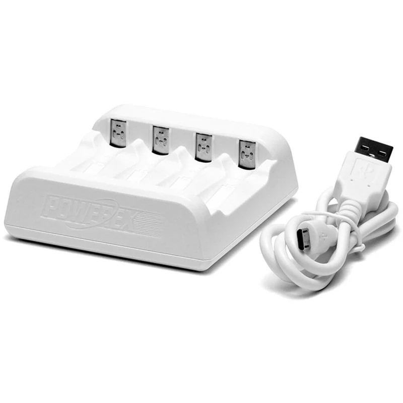 Cargador Powerex MH-C401U USB Smart con 4 Powerex Pro NMH