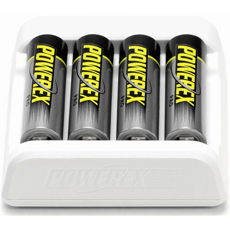 Cargador Powerex MH-C401U USB Smart con 4 Powerex Pro NMH