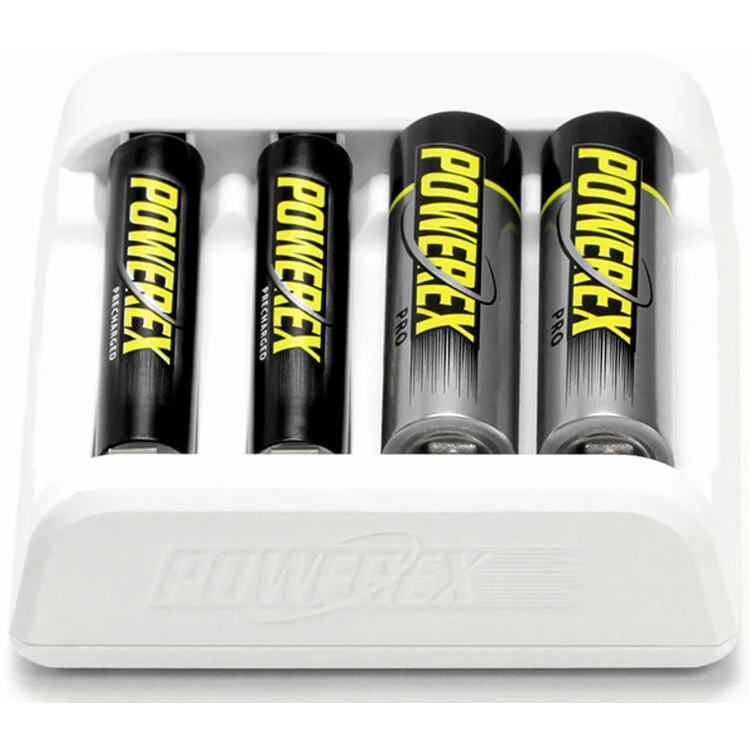 Cargador Powerex MH-C401U USB Smart con 4 Powerex Pro NMH