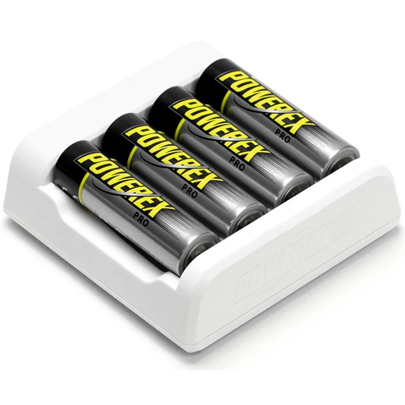Cargador Powerex MH-C401U USB Smart con 4 Powerex Pro NMH