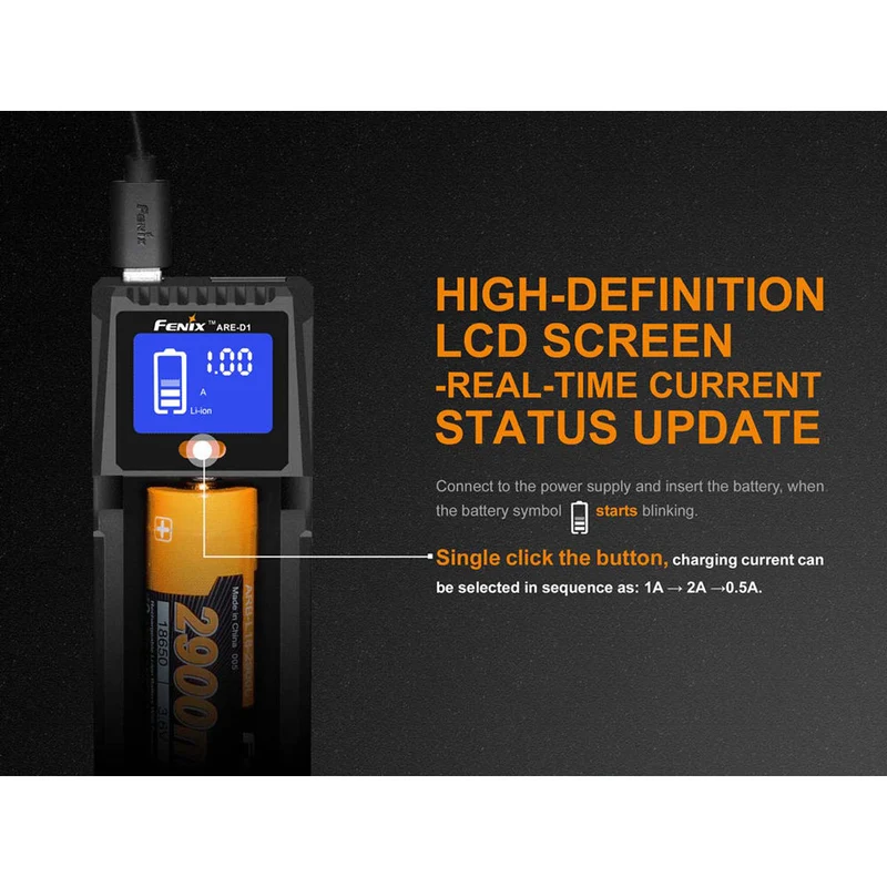 Cargador Fenix Flashlight ARE-D1