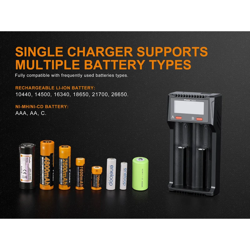 Cargador Fenix Flashlight ARE-D2