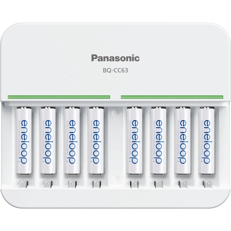 Cargador Panasonic eneloop recargables Ni-MH con (8 AAA )