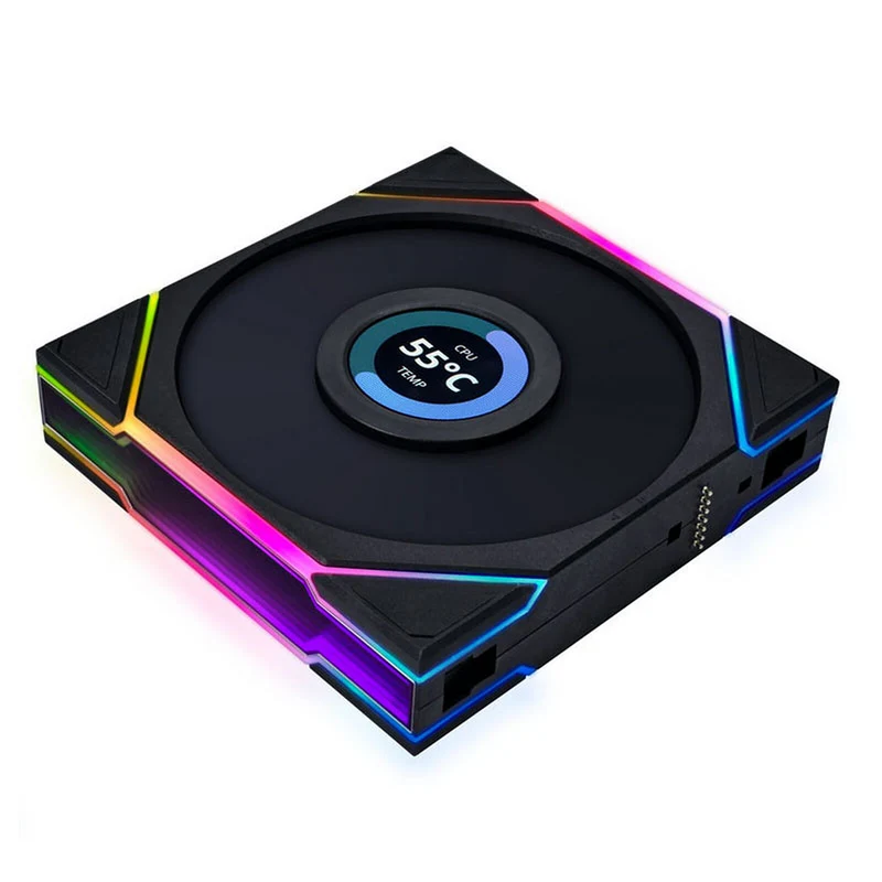 Lian Li Uni Fan TL120 LCD Noir (Triple Pack)