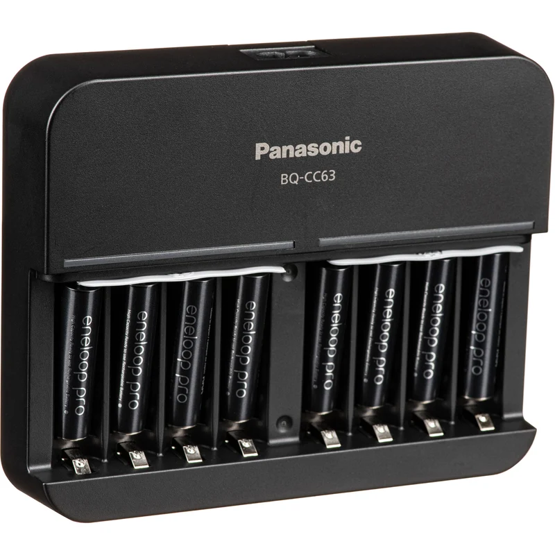 Cargador Panasonic eneloop pro recargables Ni-MH con (8 AAA )
