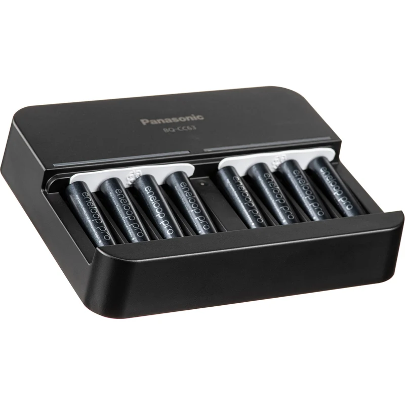 Cargador Panasonic eneloop pro recargables Ni-MH con (8 AAA )