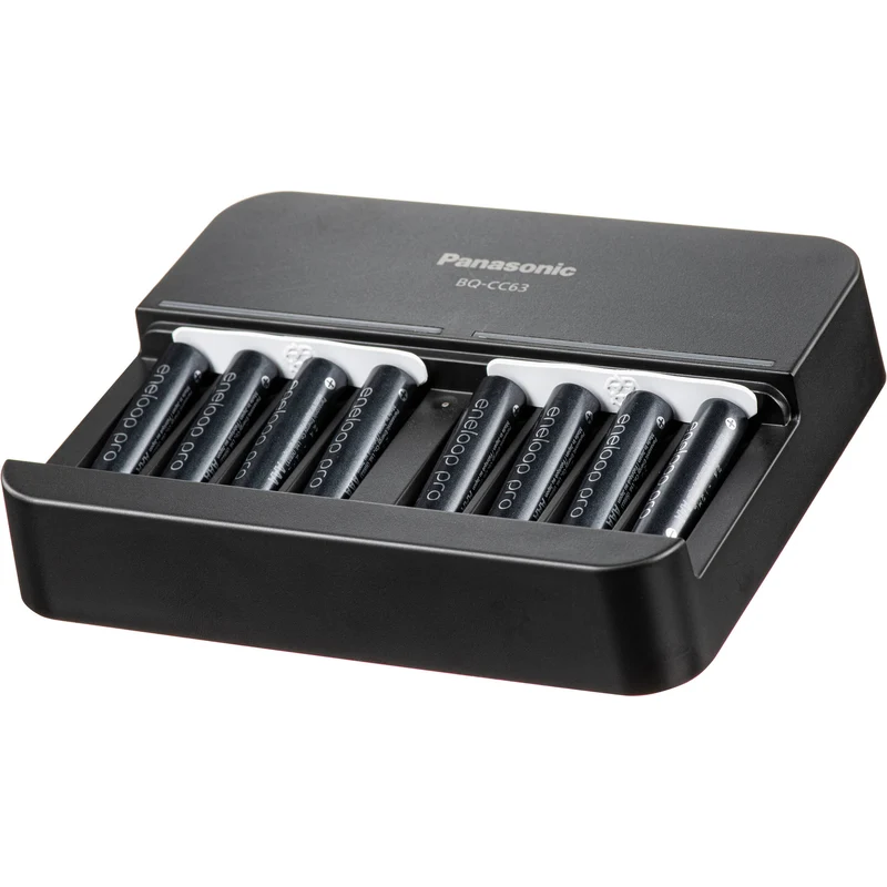 Cargador Panasonic eneloop pro recargables Ni-MH con (8 AAA )