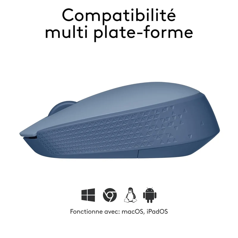 Logitech M171 Wireless Mouse (Blue Gray)