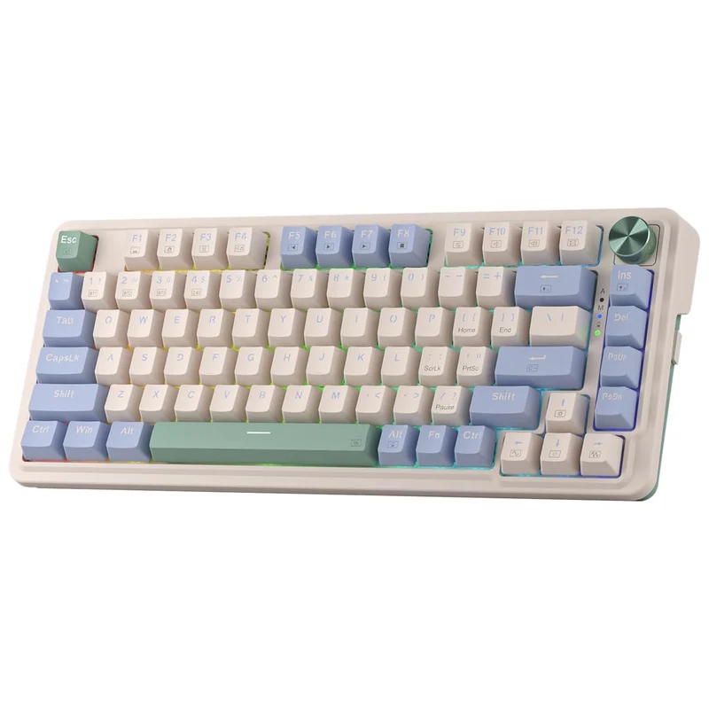 Redragon K673 PRO 75% Wireless RGB Red Switches (Vintage Blue)