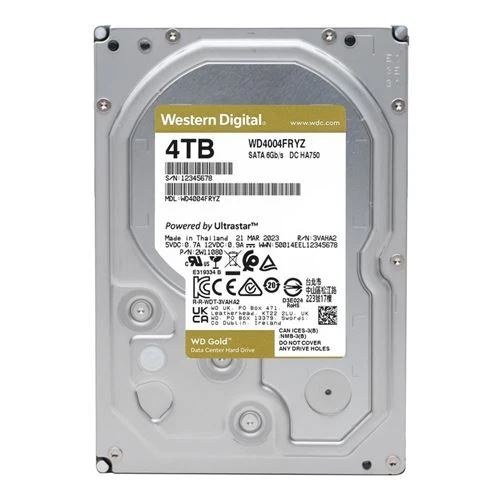 Disco Duro WD Gold 4TB 7200 RPM SATA III 3.5"