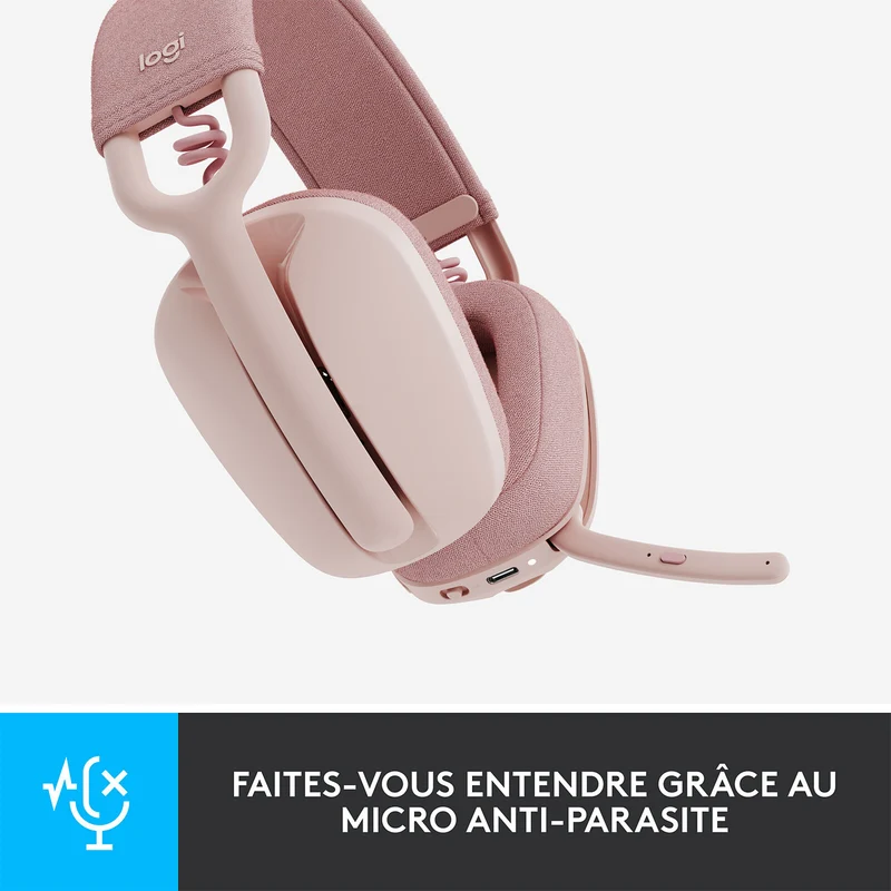 Logitech Zone Vibe 100 Rose