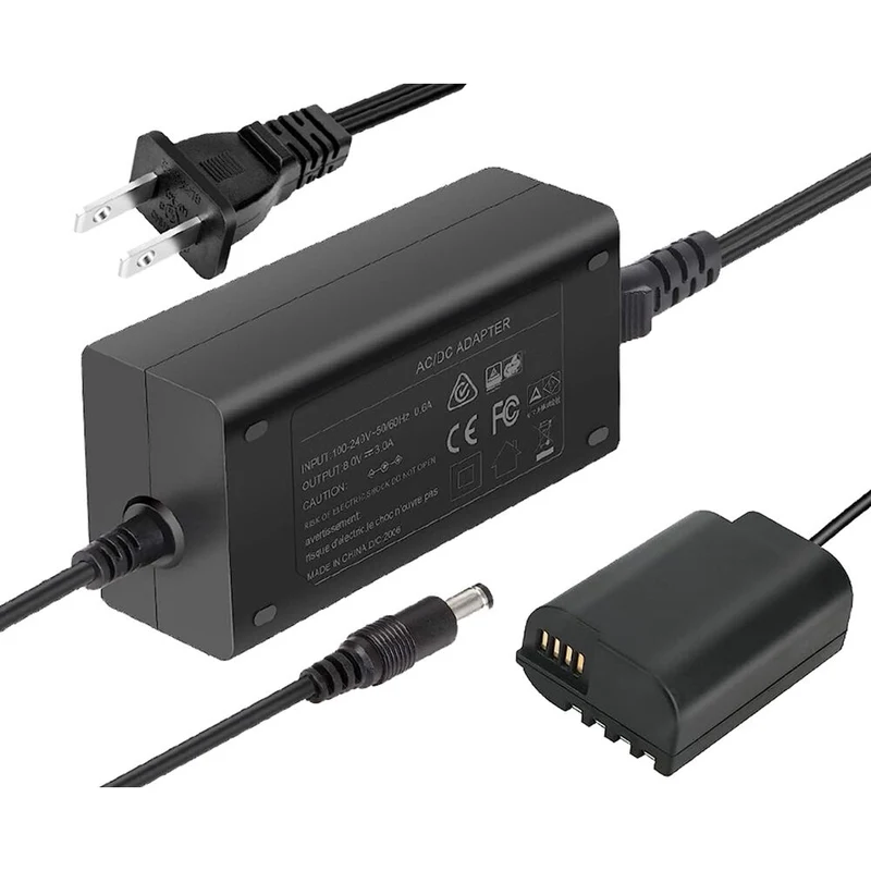 Adaptador de Corriente Power2000 AC-BLK22 / Kit para Panasonic DMW-BLK22