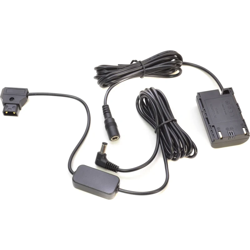 Adaptador de Corriente Bescor Canon LPE6 Coupler & 8V Drop Down D-Tap Adapter Cable Kit