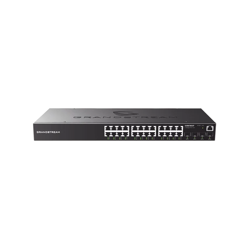 Switch Grandstream GWN7803P 24 Puertos PoE+ Gigabit