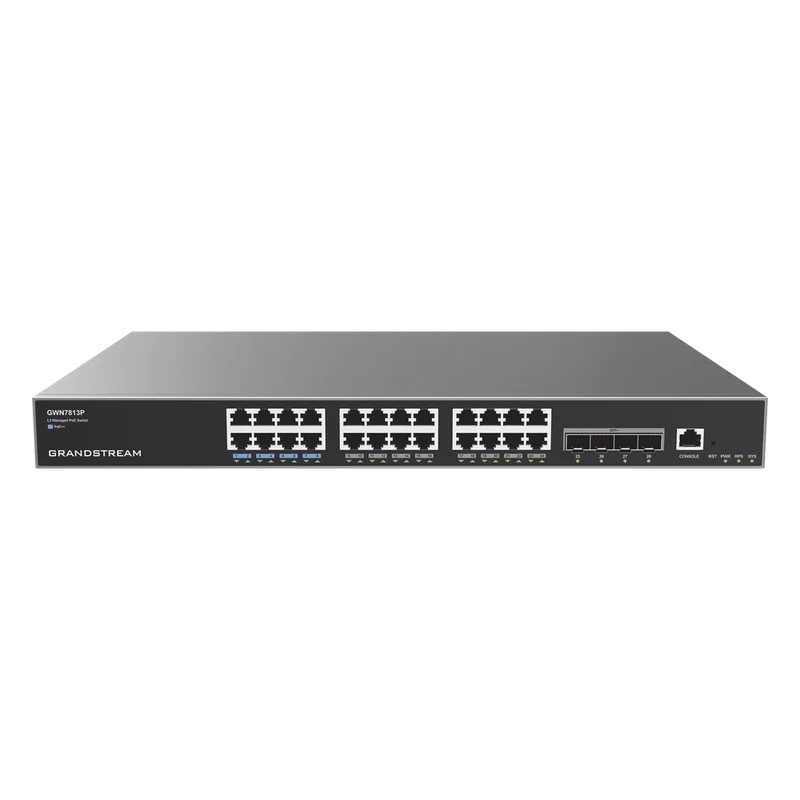 Switch Grandstream GWN7813P 24 Puertos PoE+ Gigabit