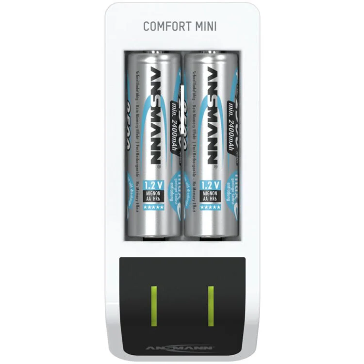 Cargador Ansmann Comfort Mini Fast con USB Input