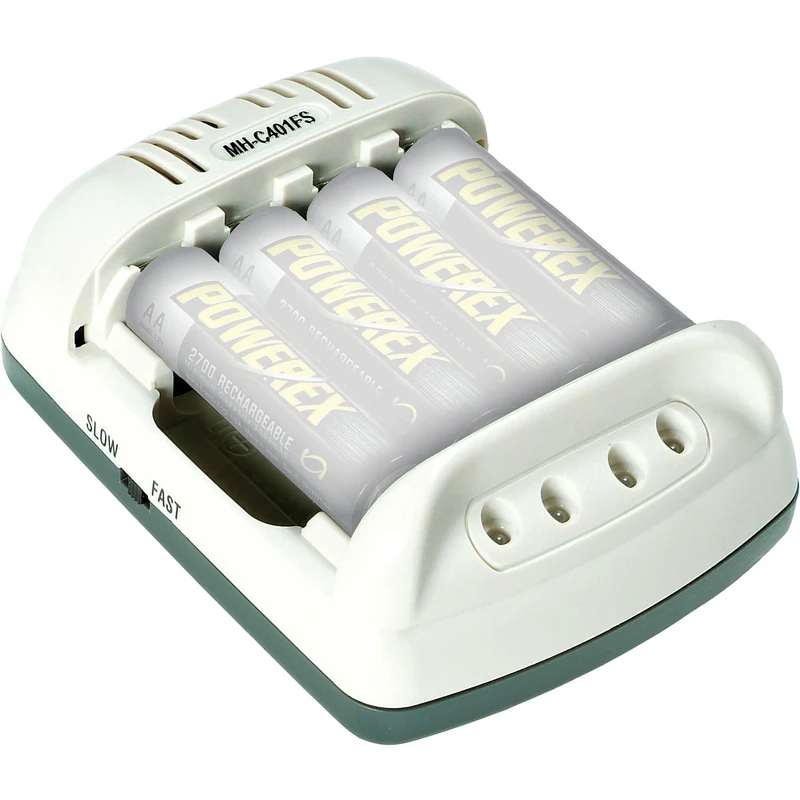 Cargador Powerex Maha MH-C401FS 100 Min Cool con Car Adapter