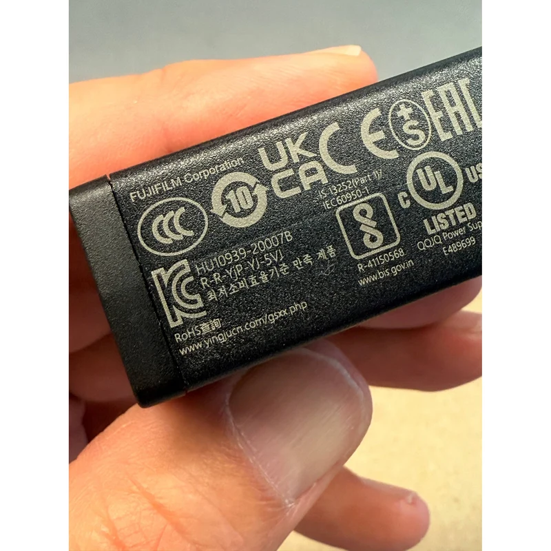 Adaptador de Corriente Fujifilm 15W con USB-C Port