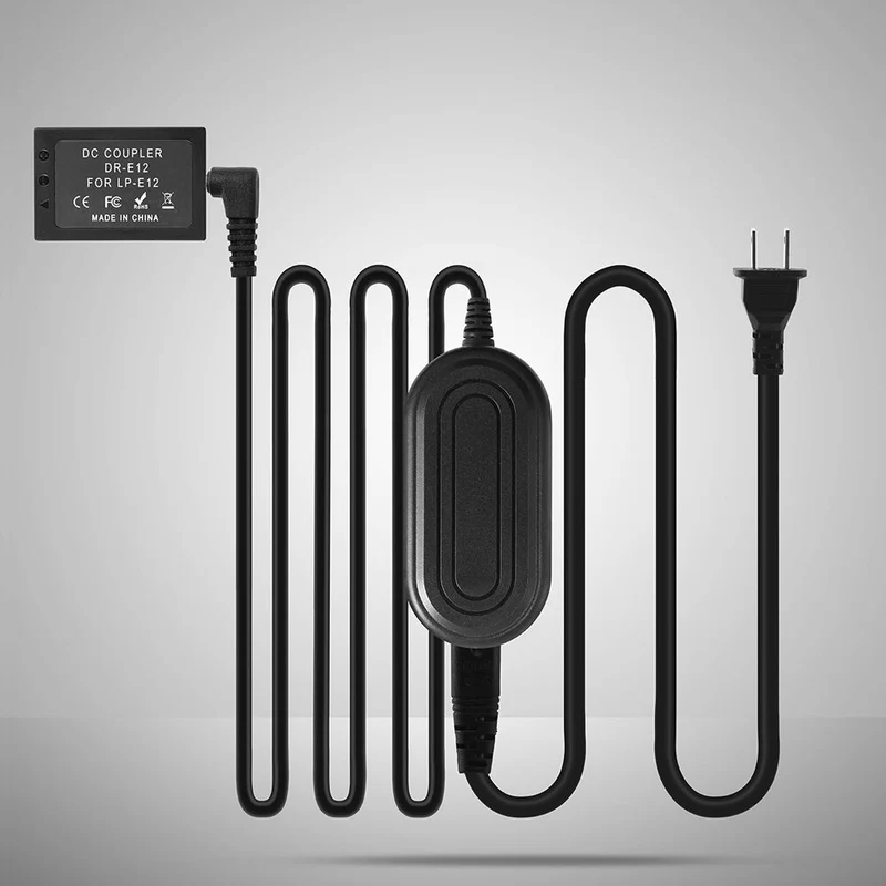 Adaptador de Corriente DigitalFoto Solution Limited DC48 Dummy Adapter para Canon M50 Mark II