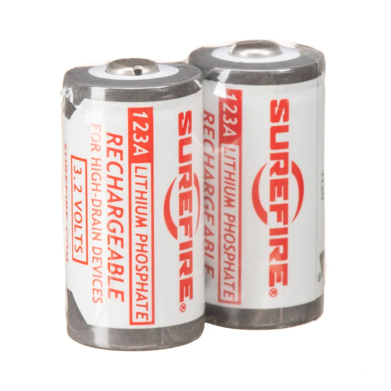 Cargador SureFire 123A recargables Lithium Phosphate 2-Pack con Kit
