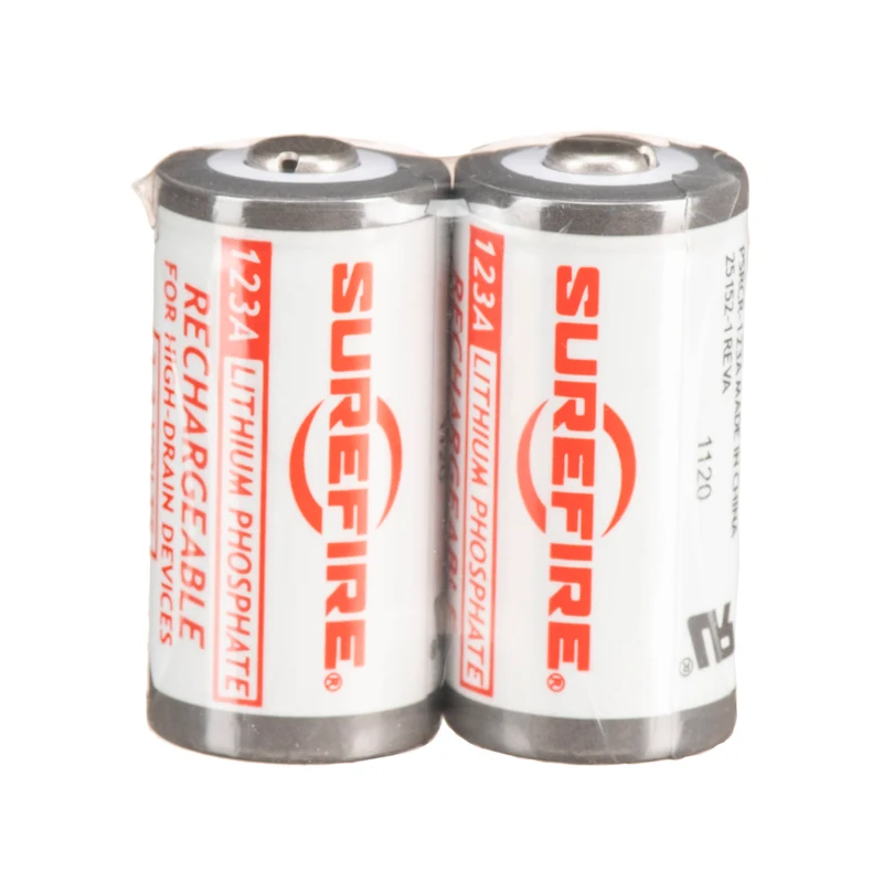Cargador SureFire 123A recargables Lithium Phosphate 2-Pack con Kit