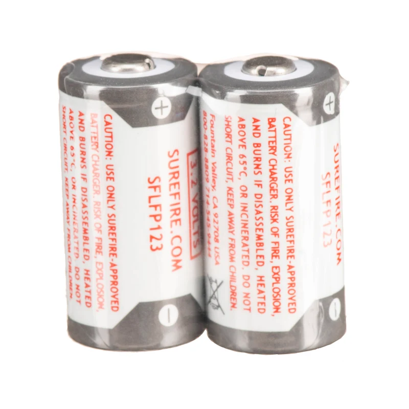Cargador SureFire 123A recargables Lithium Phosphate 2-Pack con Kit