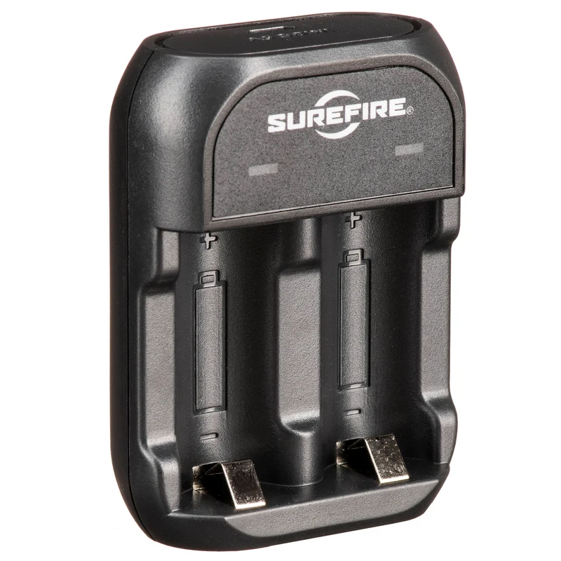 Cargador SureFire 123A recargables Lithium Phosphate 2-Pack con Kit