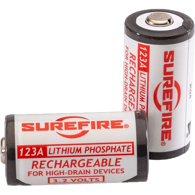 Cargador SureFire 123A recargables Lithium Phosphate 2-Pack con Kit