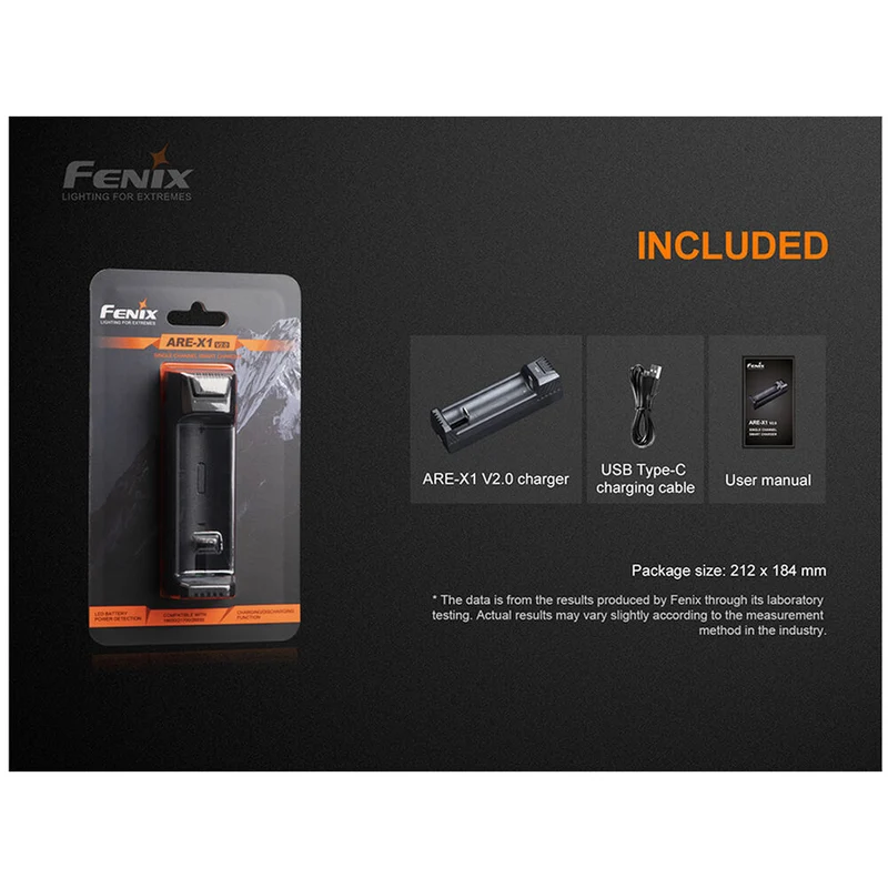Cargador Fenix Flashlight ARE-X1 V2.0 Single-Channel Smart
