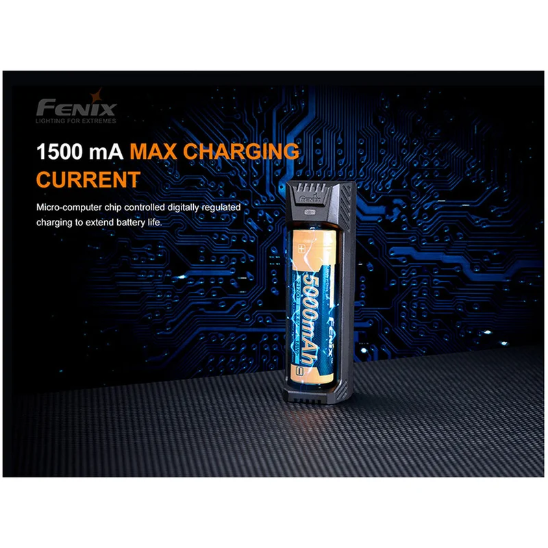 Cargador Fenix Flashlight ARE-X1 V2.0 Single-Channel Smart