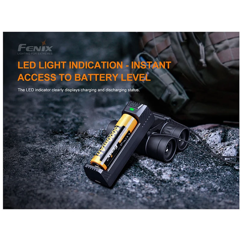 Cargador Fenix Flashlight ARE-X1 V2.0 Single-Channel Smart
