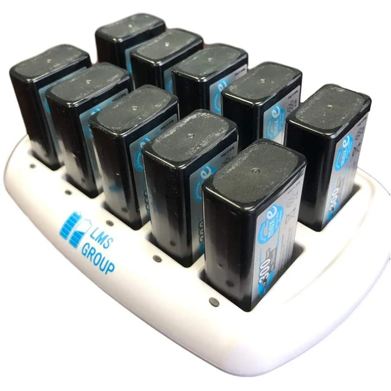 Cargador Ansmann 10 bahías 9V