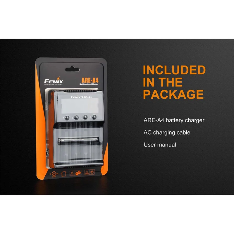 Cargador Fenix Flashlight ARE-A4