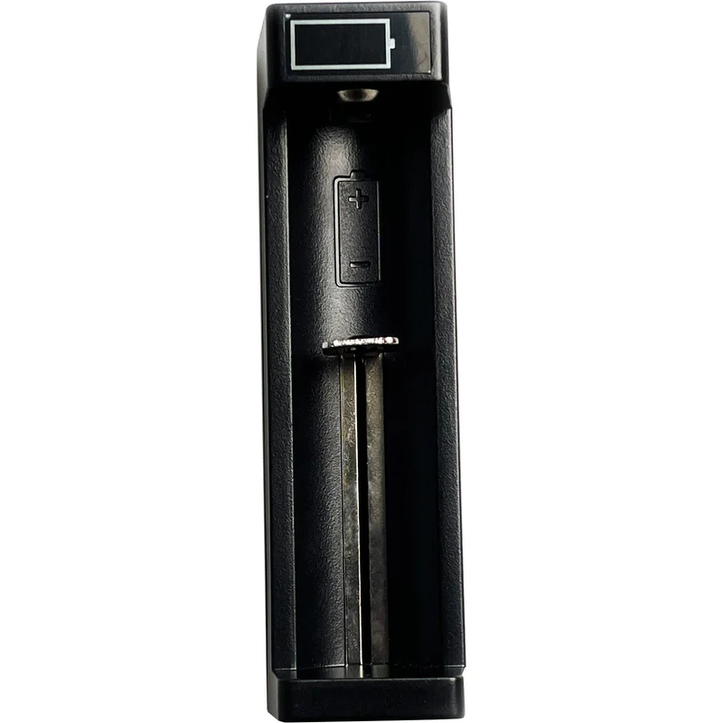Cargador PARD 1-Slot USB para recargables 18650
