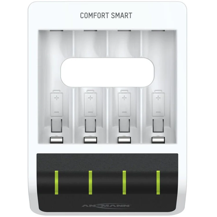 Cargador Ansmann Comfort Smart Fast con USB Input