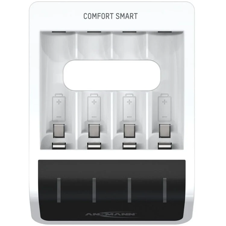 Cargador Ansmann Comfort Smart Fast con USB Input