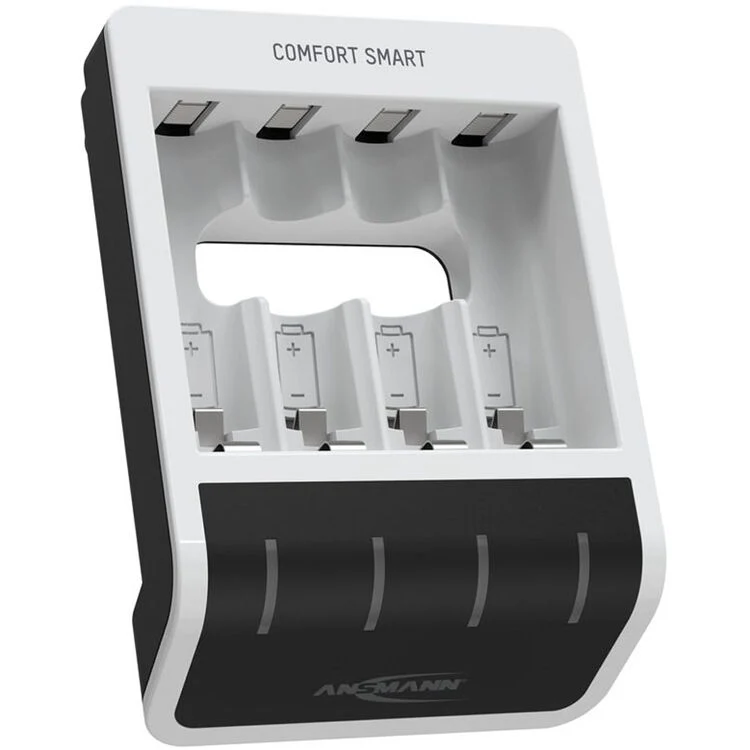 Cargador Ansmann Comfort Smart Fast con USB Input