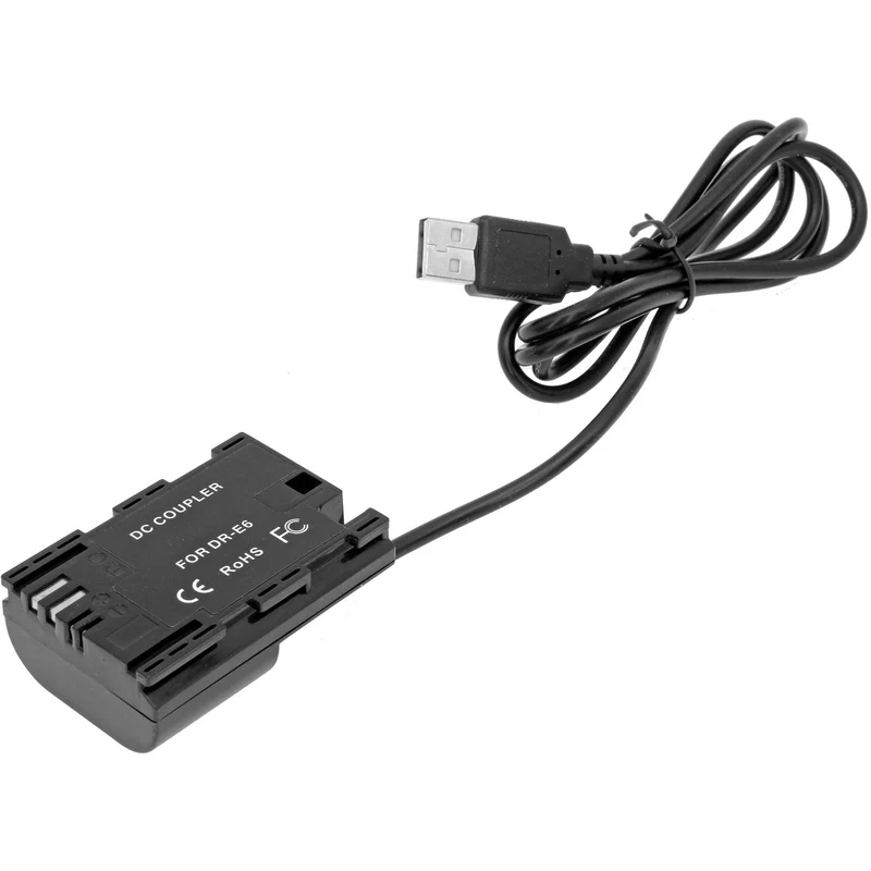 Adaptador de Corriente GyroVu USB to Canon LP-E6 Dummy Intelligent Cable (40")