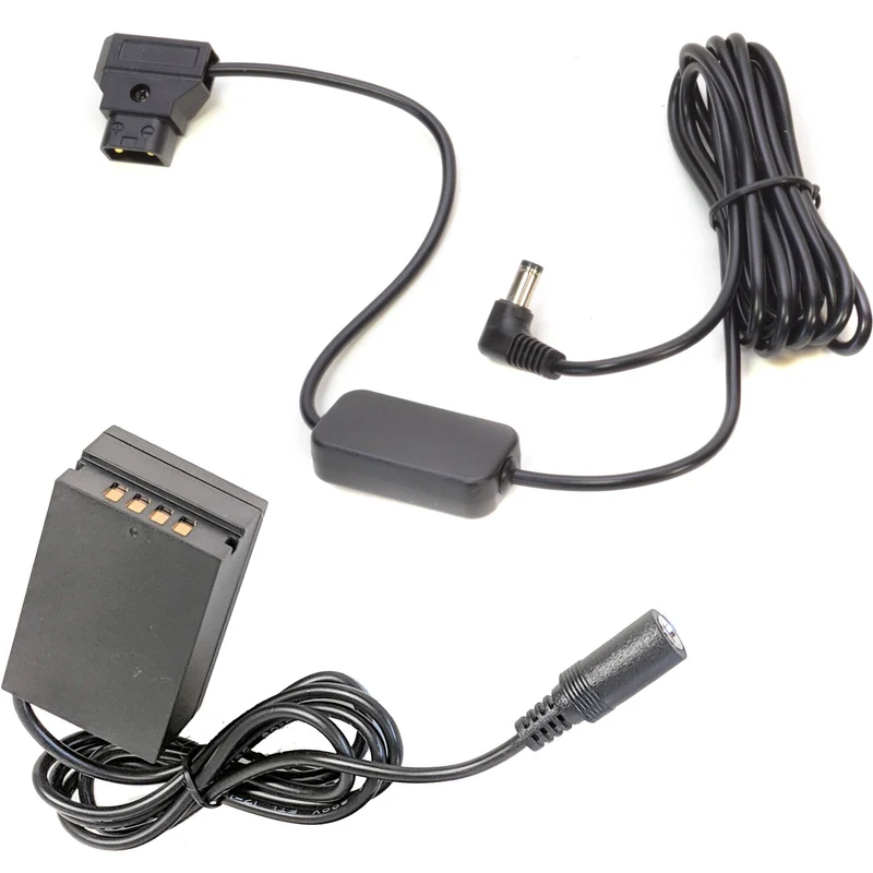 Adaptador de Corriente Bescor NP-T125 Coupler to D-Tap Adapter para Select FUJIFILM Medium Format Mirrorless Cameras