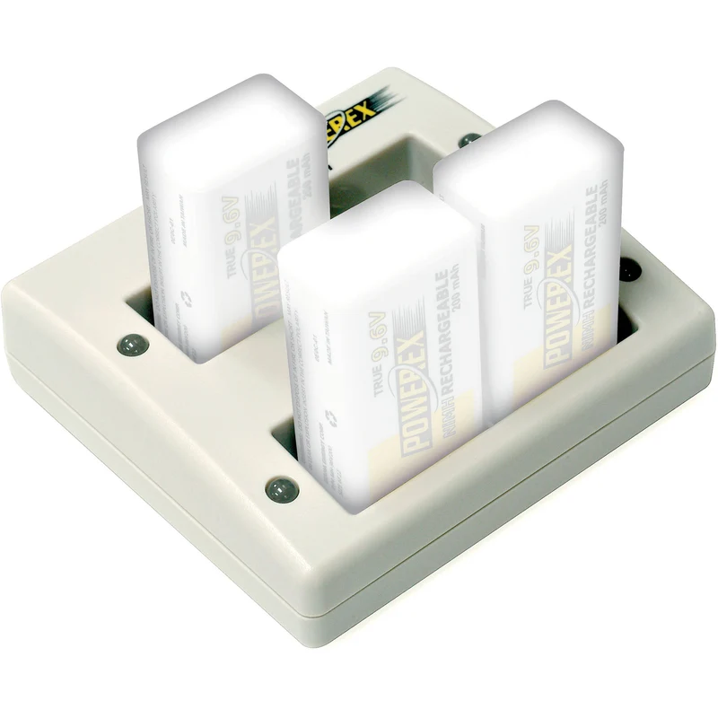 Cargador Powerex MH-C490F Stealth Two-Hour Compact 4-Bank 9V NiMH