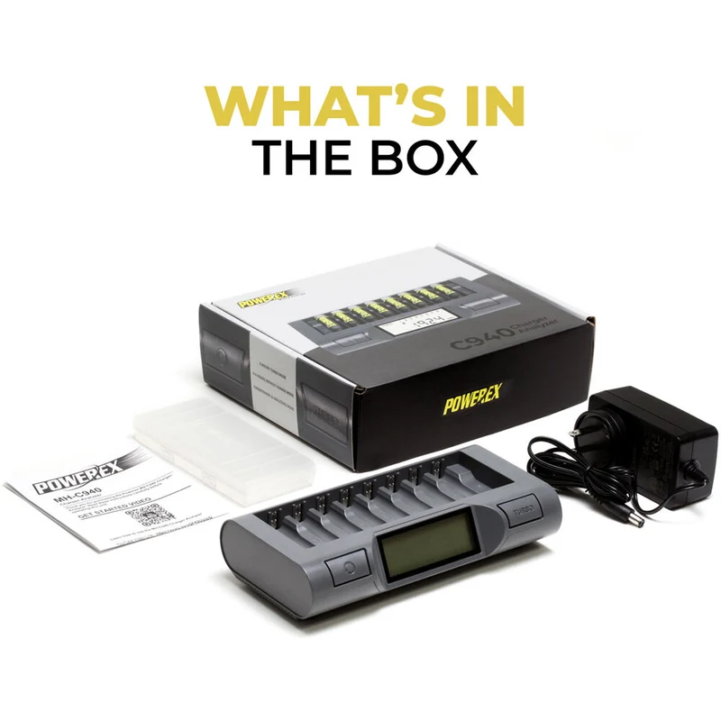 Cargador Powerex MH-C940-Analyzer