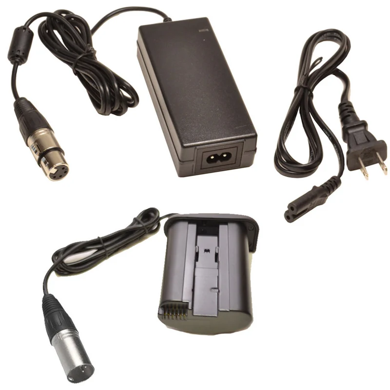 Adaptador de Corriente Bescor DRE19XAC Coupler con 4-Pin Male XLR y PSA-124 Power Supply