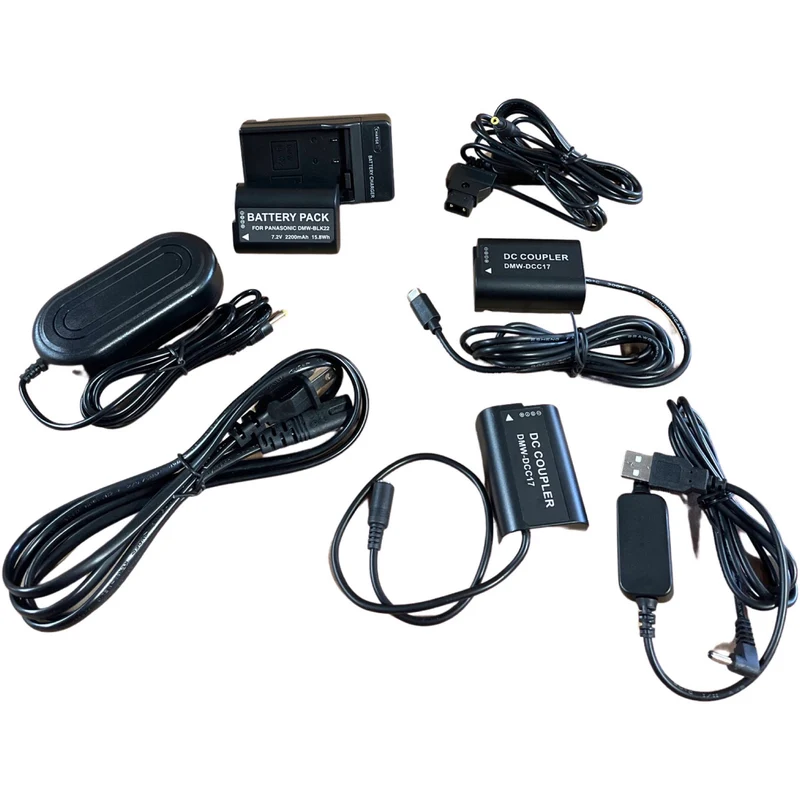 Adaptador de Corriente Bescor DMW-BLK22 ,, USB-C Dummy & AC Kit