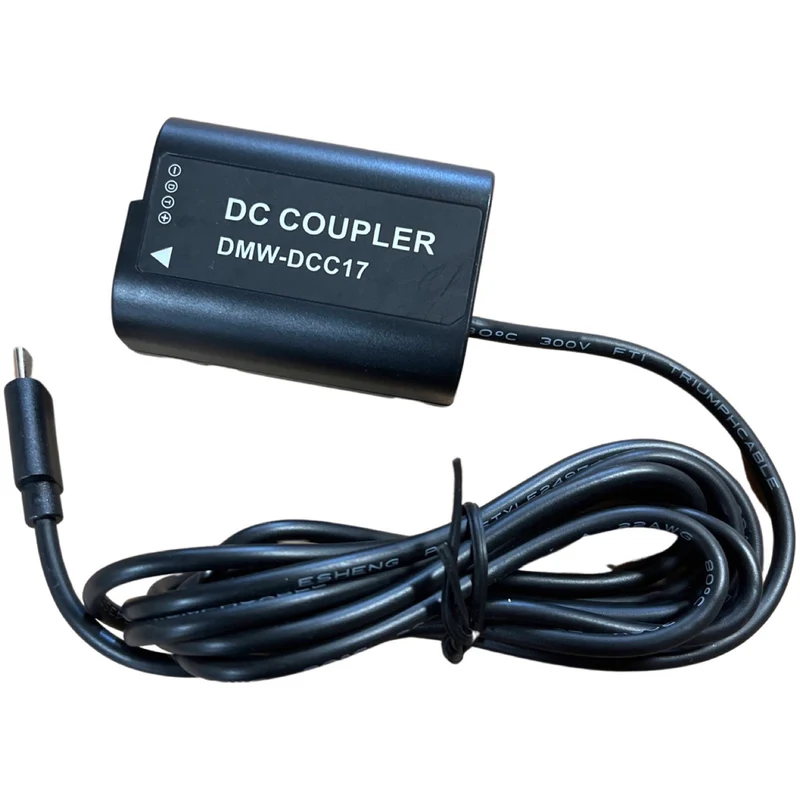 Adaptador de Corriente Bescor DMW-BLK22 ,, USB-C Dummy & AC Kit