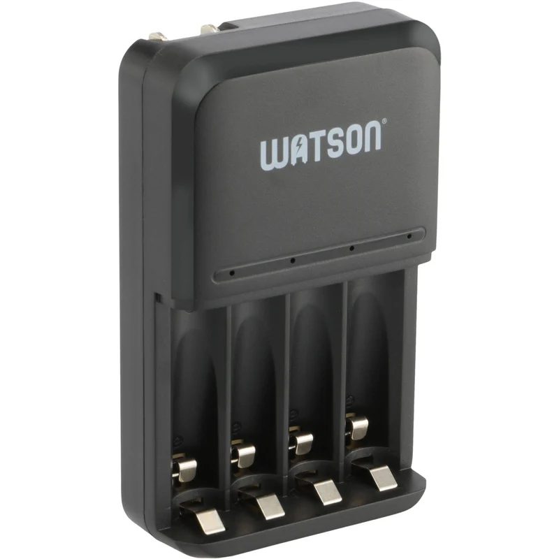 Cargador Watson 4 bahías para AA/AAA NiMH